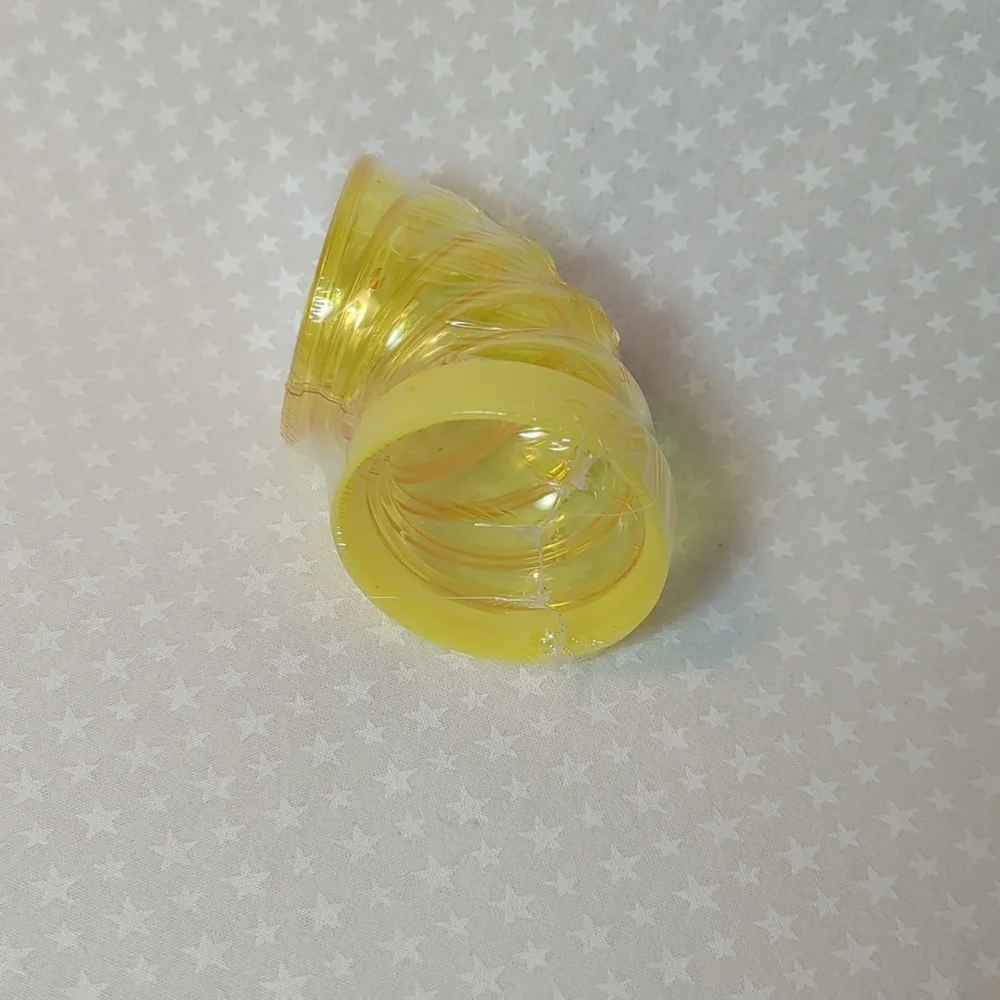 New- Kaytee- Crittertrail- Elbow Tube Yellow